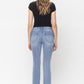 Vervet MidRise Crop Flare Jeans