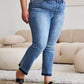 Judy Blue Full Size Release Hem Cropped Bootcut Jeans