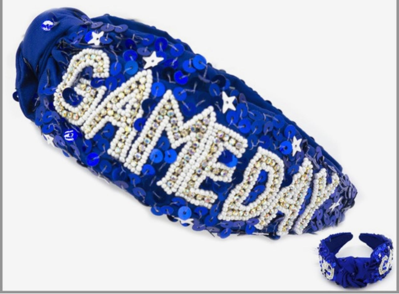 Gameday beaded headband!