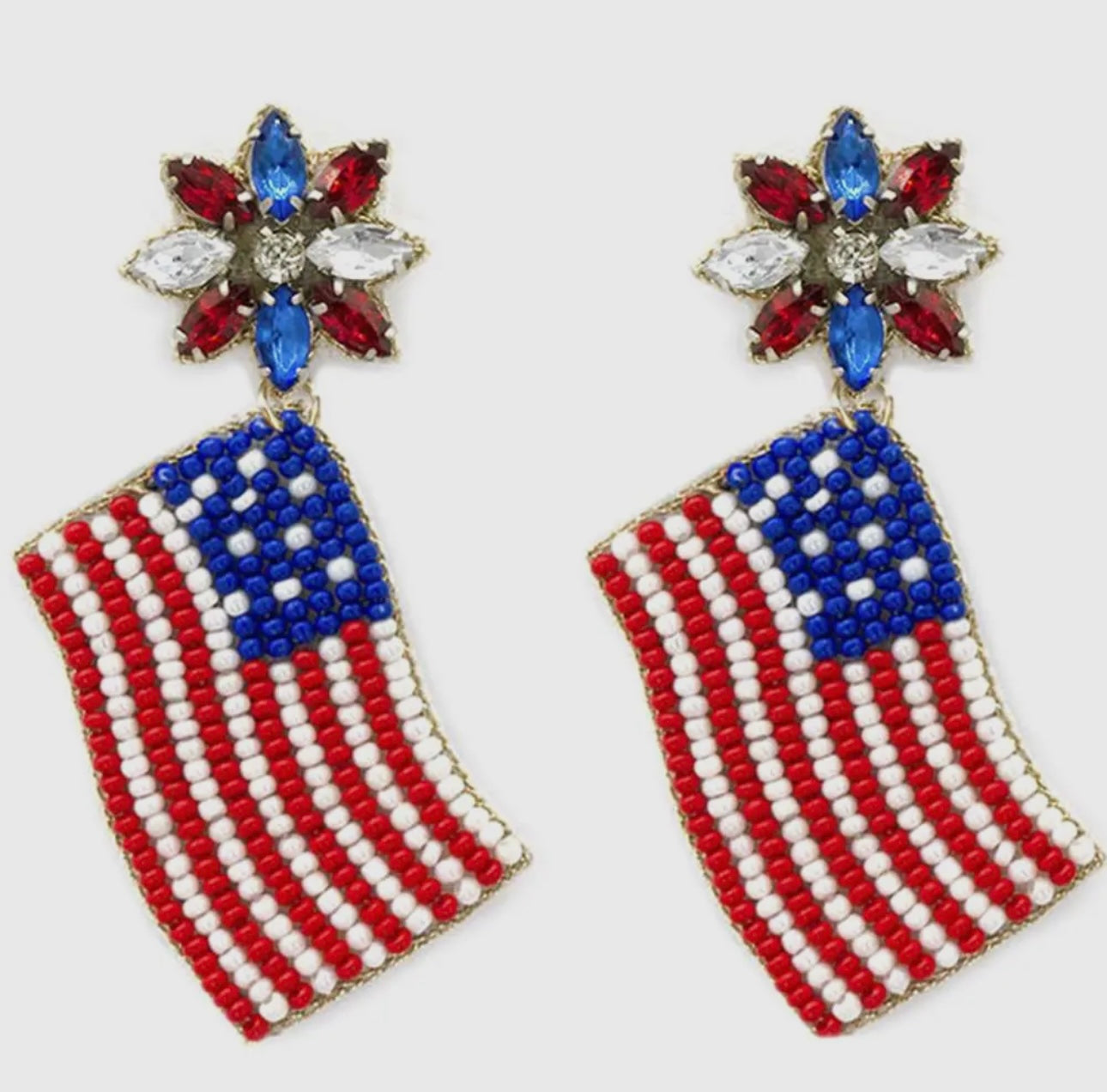 Flag Earrings