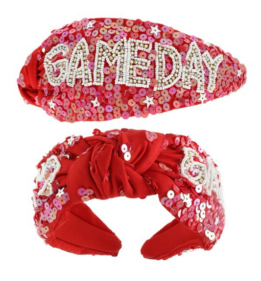 Gameday beaded headband!