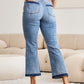 Judy Blue Full Size Release Hem Cropped Bootcut Jeans