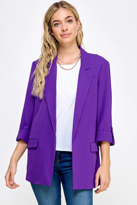 Purple Blazer