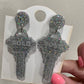 Glitter SOLD key earrings