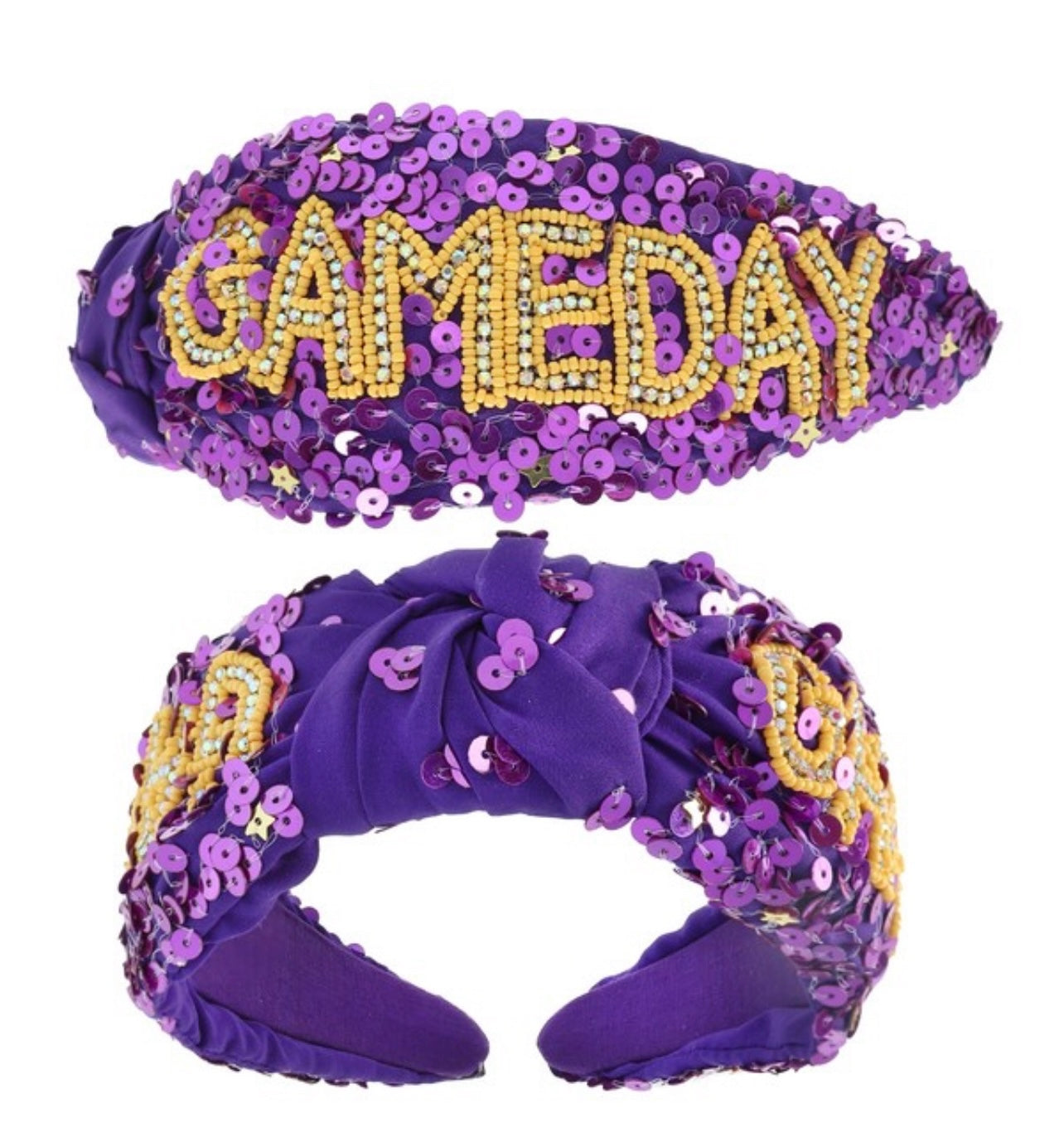 Gameday beaded headband!