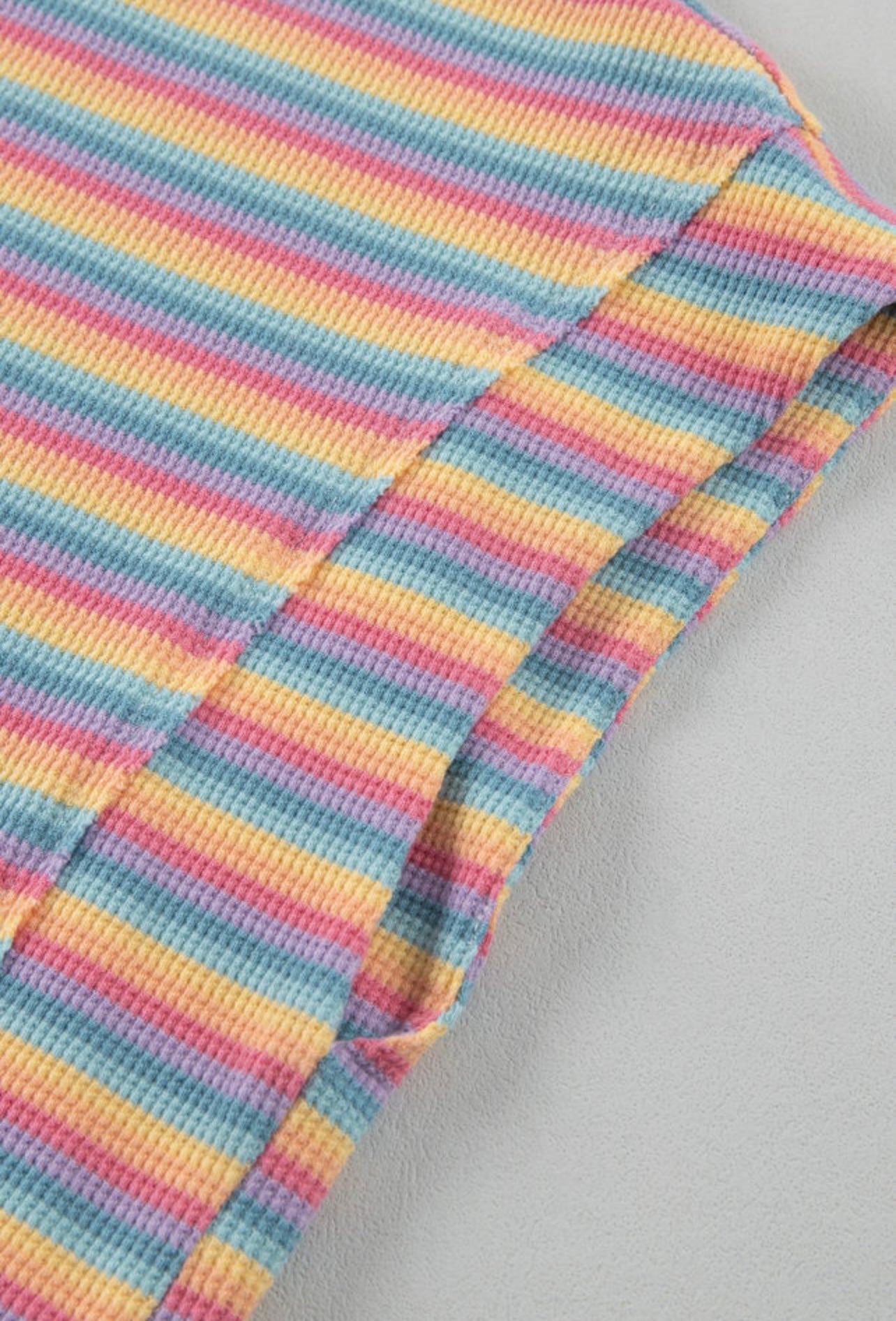 Rainbow 🌈 Ribbed Short Set