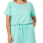 Meet me in mint romper (Curvy)