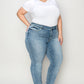 Judy Blue Full Size Cuffed Hem Low Waist Slim Jeans