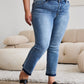 Judy Blue Full Size Release Hem Cropped Bootcut Jeans